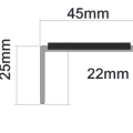 Treads Stair Nosings SS1 Square Edge Profile