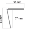 Treads Stair Nosings DKL60 Raked Backed Stair Tread Nosing