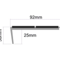 Treads Stair Nosings MK2 Double Channel Rake Backed Profile