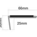 Treads Stair Nosings VK1 Single Channel Raked Ramped Back