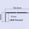 Treads Stair Nosings LSr2 Square Edge  Double Ramped Back