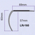 Treads Stair Nosings LRr160 Single Channel Bull Nose Shape Treads Stair Nosings LRr160 Single Channel Bull Nose Shape