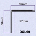 Treads Stair Nosings DSL60 Square Stair Tread Nosing